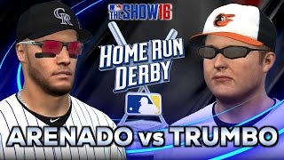 MLB The Show 16  Home Run Derby  Arenado vs Trumbo [upl. by Luanne]