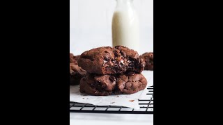 Double Chocolate Chip Cookies Recipe The Perfect Recipe for Chocolate Lovers shorts [upl. by Nawtna830]