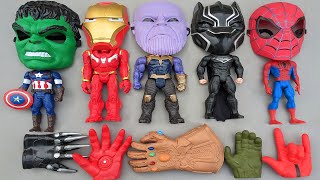 Avengers Assemble Thanos Hulk Spider Man Iron Man vs Captain America amp Black Panther 62 [upl. by Edylc]