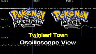 Twinleaf Town  Pokémon DiamondPearl Oscilloscope View [upl. by Terra684]