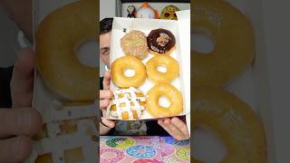 Ranking Krispy Kreme Thanksgiving Pie Donuts 🥧 krispykreme tastetest [upl. by Lotus]