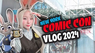 📚New York Comic Con VLOG 2024 NYCC 2024  comic convention walkthrough cosplays panels [upl. by Nivan]