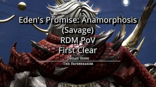 FFXIV E11S  Fatebreaker Savage Clear  RDM PoV [upl. by Venator761]