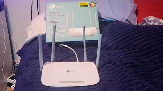 TPlink Archy C50 ac1200 WiFi Router unboxing [upl. by Tabor]