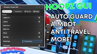 Roblox Hoopz OP SCRIPT  GUI AIMBOT REACH AUTO GUARD MORE FREE [upl. by Ojillek]