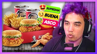 EL TIER LIST IDEAL DE PASTY COMIDA 🍕🍔🌮 [upl. by Eednac]