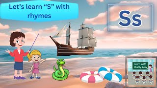 Learn the Alphabet S Sounds Fun Rhymes and Words Starting with S [upl. by Annatnas]