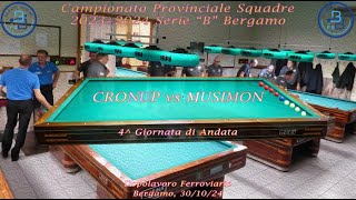 Campionato Provinciale Squadre 2024÷2025 Serie quotBquot Bergamo 30 10 24 [upl. by Barren]