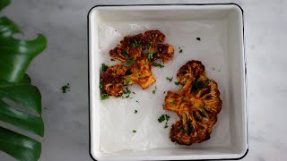 Cauliflower Steak Recipe [upl. by Euqinomod958]