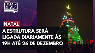 Parque do Ibirapuera inaugura árvore de natal de 55 metros [upl. by Richter497]