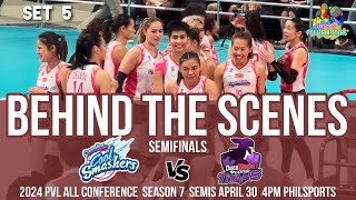 Creamline vs Choco Mucho Set 5 Semis Apr 30 2024 PVLAFC [upl. by Darnall]