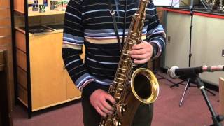 Body And Soul  Jazz Backing Track  played on a Selmer 1938 Balanced Action Tenor Saxophone [upl. by Wivina894]