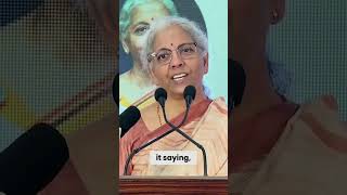 Rethinking Welfare Delivery  Smt Nirmala Sitharaman  indianeconomy welfare [upl. by Wildon]