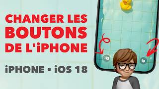 Nouveautés iOS 18 • iPhone  Personnaliser les boutons de lécran verrouillé [upl. by Mattson47]