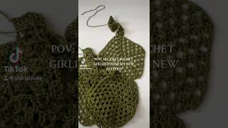 Crochet pentagon vest pattern crochettutorial [upl. by Anihsat]