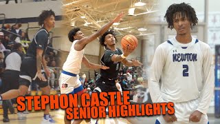 Stephon Castle SENIOR HIGHLIGHTS  UCONNS FRESHMAN GUARD IS A FUTURE LOTTERY PICK [upl. by Nhoj]