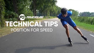 How to set up your position for speed  Powerslide Technical Tips [upl. by Nylekoorb]