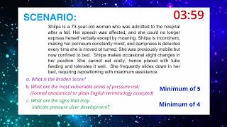 BRADEN SCALE Pressure Area Assessment 8 MINUTES  OSCE 2021 PRACTICE SCENARIO 2 [upl. by Gruchot]