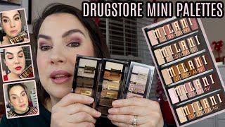 RANKING Milani’s New Mini Palettes  Tutorial [upl. by Luisa]