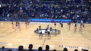 UC Davis Dance Team Halftime at the ESPN Game 2014 [upl. by Uzia451]