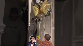 Cute baby surprise wishing to dad birthday cute baby 1millionsubscribers buraqpakistan [upl. by Enyrehtak]