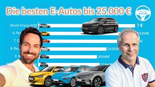 Die besten Elektroautos bis 25000 €  mit Move Electric [upl. by Hajin3]