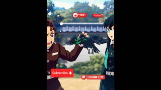 Tanjiro and tokito airplane battle😂youtubeshorts ytshorts demonslayer anime shortsvideo [upl. by Oznofla161]