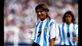 Claudio Caniggia quotCaniquot Best goals speed amp skills [upl. by Ttenaj347]