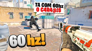 Joguei CS2 com 60HZ e esse foi o RESULTADO [upl. by Akemahs]