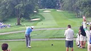 Best of Tiger Woods 2013 PGA Championship Down The Line DTL [upl. by Nosecyrb]