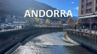 Walk ANDORRA 2023  The richest country in the world  Walking Tour Andorra La Vella 4K [upl. by Myrilla73]