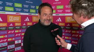 Van t Schip over rode kaart quotHet wordt twee keer zwaarder bestraft  Ajax 22 Excelsior ajaexc [upl. by Mlehliw]