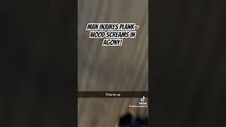 wood plank screams in agony funny bikercore wtfcoryfortnite buffalowildwings dogboss bff [upl. by Nena]