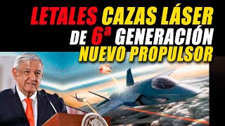 LETALES CAZAS DE SEXTA GENERACION EL PODEROSO MOTOR PARA LOS AVIONES DE COMBATE [upl. by Htrahddis]