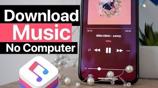 How To Download Music On iPHONE Without Computer iOS 13 No Wifi No Revoke [upl. by Volin]