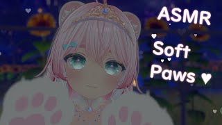 ASMR Soft Paws 💕 Headpats Whispers and Tappies [upl. by Rhodie]