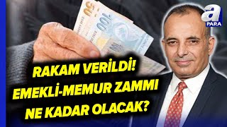 EmekliMemur Zammı Ne Kadar Olacak Faruk Erdem Zam Oranına Göre Örnek Maaş Hesabı  A Para [upl. by Anerehs]