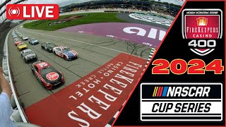 🔴NASCAR LIVE  FireKeepers Casino 400  Commentary  Live Leaderboard [upl. by Sabas401]