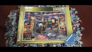 Ravensburger Abandoned  Forgotten Arcade  1000 Piece Jigsaw Puzzle puzzle [upl. by Crim]