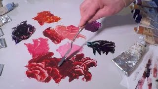 Alizarin Crimson Colour Mixing  Vasari Classic Oil Colour [upl. by Eng]