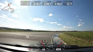 Circuit Chambley 215  Onboard Suzuki Swift Sport NZ 16 136 hp with Racechrono [upl. by Llehcear]