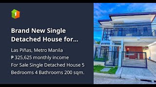 Brand New Single Detached House for Sale in BF Resort Village Las Pinas City [upl. by Eimaj]