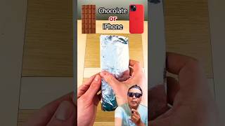 IPHONE ATAU COKLAT ⁉️ satisfying oddlysatisfying chocolate origami art dubbing [upl. by Penhall]