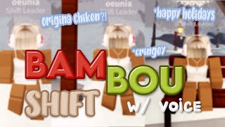 Bambou Shift w Voice  ROBLOX [upl. by Anitnuahs198]