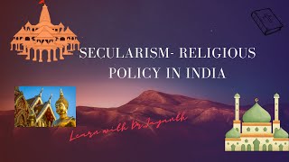 SECULARISMRELIGIOUS POLICY IN INDIA [upl. by Winton]