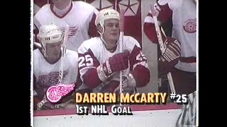 Darren McCartys First NHL Goal  102193 [upl. by Amalie206]