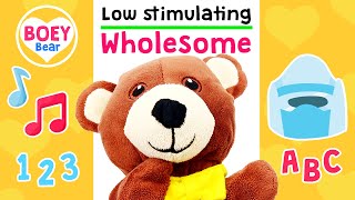 Wholesome Low Stimulation Toddler Show  Emotions amp Potty Training video  more  Non Stimulating [upl. by Boycey]