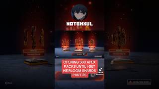 Apex pack opening 🎁 apexlegends apexpacks heirloom playapex [upl. by Laehcim]