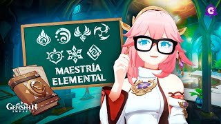 🤓QUE ES LA MAESTRIA ELEMENTAL  Genshin Impact [upl. by Eerahs]