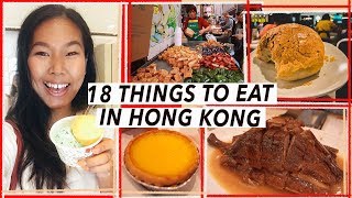 18 Things You MUST Eat in Hong Kong  HK Food Tour [upl. by Ozan]